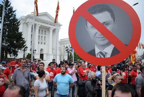 Macedonia: Protesters demand PM Gruevski`s resignation